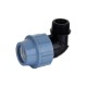 Wholesale Durable PE Pipe Using PP Compression Fitting Male Elbow